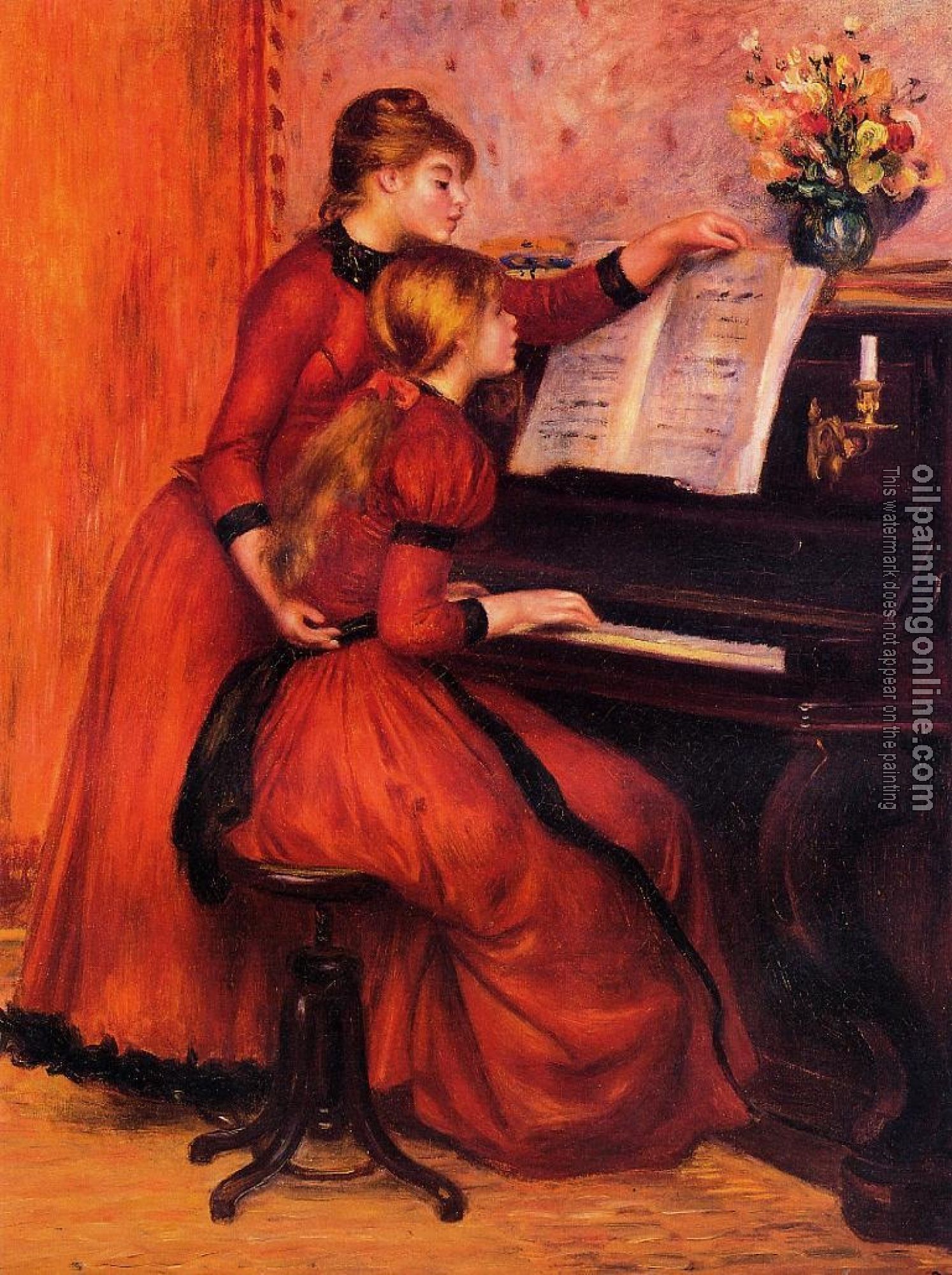 Renoir, Pierre Auguste - The Piano Lesson